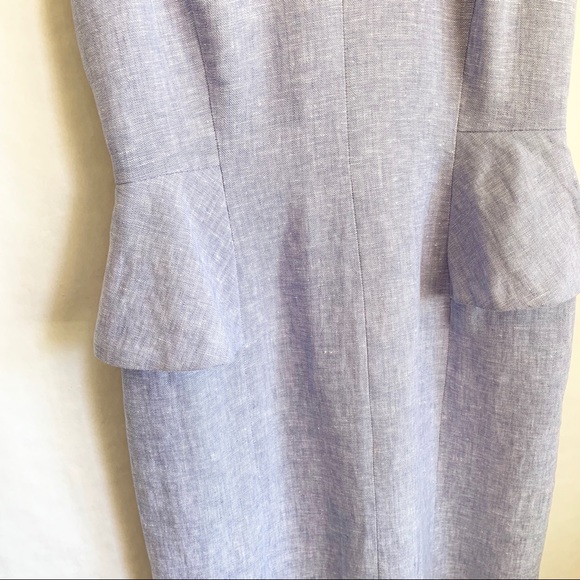 J. CREW Peplum Linen Sheath Dress - Picture 5 of 8